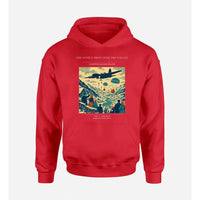 Thumbnail for VINTAGE G4512 - The Supply Drop Over The Valley - Premium Hoodie design on red premium