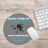Thumbnail for Inspired Flight IF800 Tomcat design on gray round mouse pad