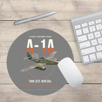 Thumbnail for Messerschmitt Me 262A-1a design on gray round mouse pad