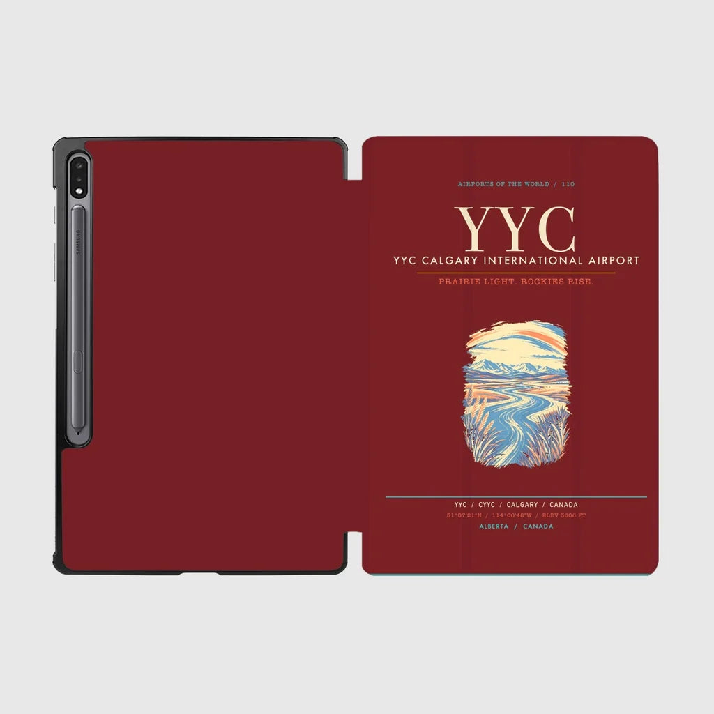 YYC Calgary International Airport - Dark Red