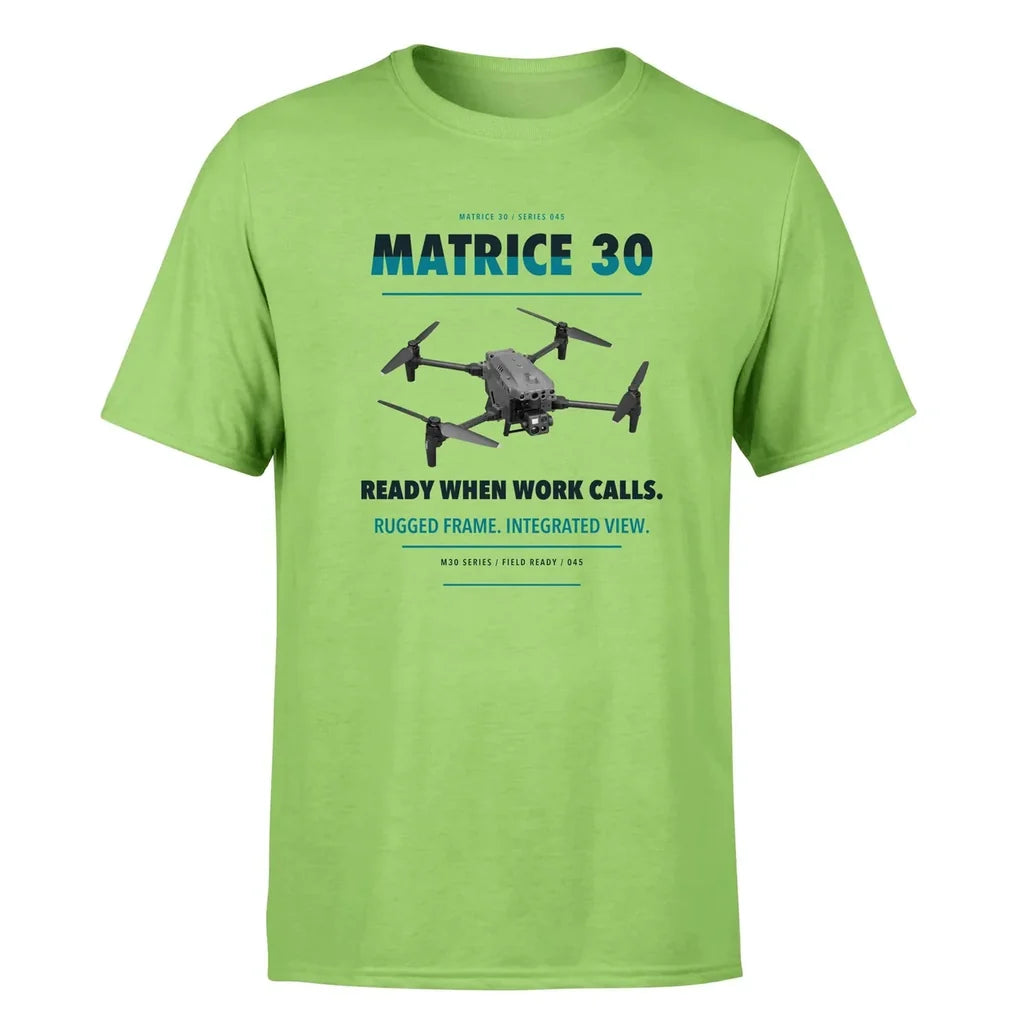 DJI Matrice 30 design on light green single side