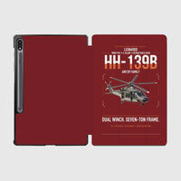 Thumbnail for Leonardo HH-139B design on dark red samsung tablet tablet case
