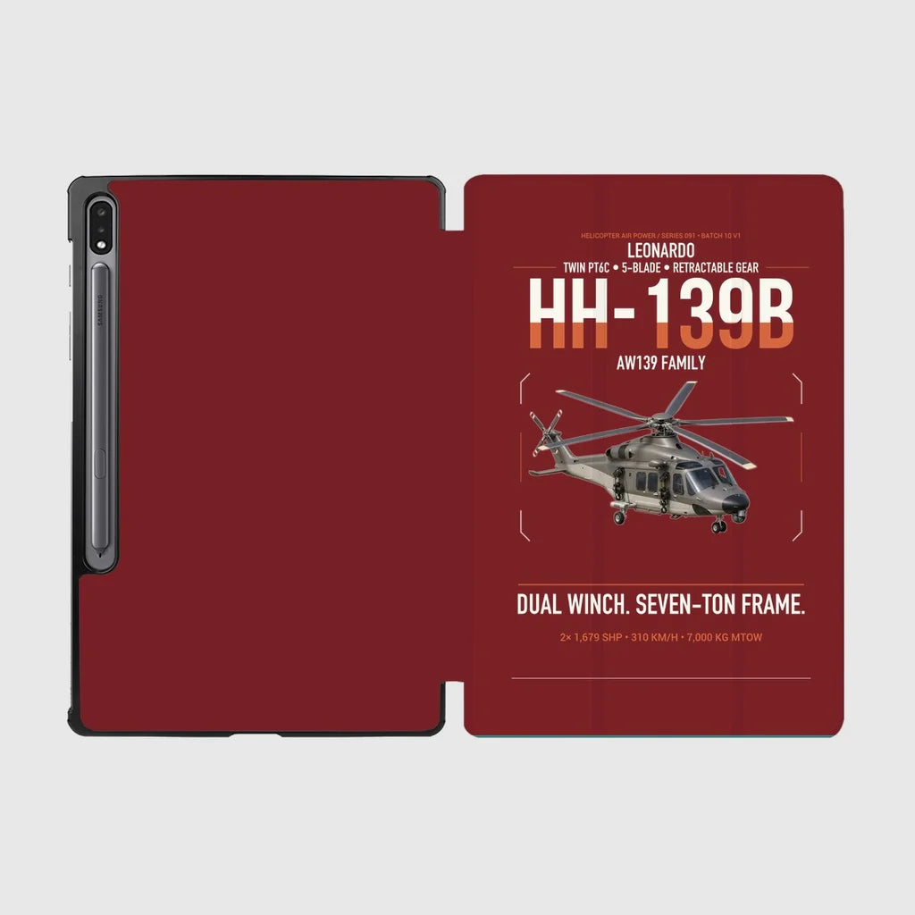 Leonardo HH-139B design on dark red samsung tablet tablet case