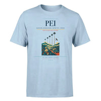 Thumbnail for Matecaña International Airport (PEI) T-Shirt single-side front print in Light Blue | matecaña-international-airport-pei-double-side-t-shirt