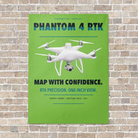 Thumbnail for DJI Phantom 4 RTK vertical canvas print - no frame - light green background