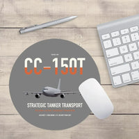 Thumbnail for Airbus CC-150T Polaris design on gray round mouse pad