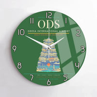 Thumbnail for Odesa International Airport ODS Wall-Clock No-Frame - Green