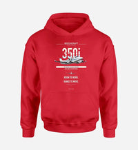 Thumbnail for King Air 350i design on red hoodie single side