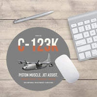 Thumbnail for C-123K Provider design on gray round mouse pad