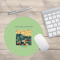 Thumbnail for VINTAGE G4414 - The Radio Tube Rush - Designed Mouse Pads design on lightgreen round