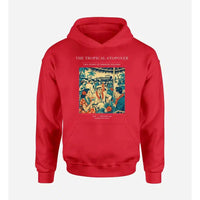 Thumbnail for VINTAGE G4225 - The Tropical Stopover - Premium Hoodie design on red premium