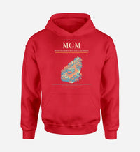 Thumbnail for Montgomery Regional Airport (MGM) design on red hoodie single-side print