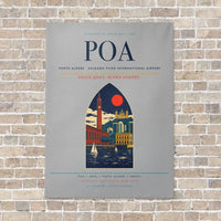 Thumbnail for Porto Alegre - Salgado Filho International Airport POA - Canvas No Frame - Light Gray