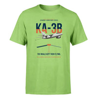 Thumbnail for KA-3B Skywarrior design on light green double-side t-shirt, single-side print