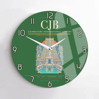 Thumbnail for Coimbatore International Airport CJB Wall-Clock No-Frame - Green