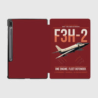 Thumbnail for F3H-2 Demon design on dark red samsung tablet tablet case