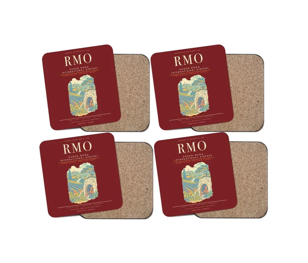 Chisinau Eugen Doga International Airport RMO - Dark Red