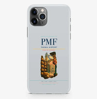 Thumbnail for Parma Airport (PMF) design on light gray iPhone 16 Pro MagSafe case