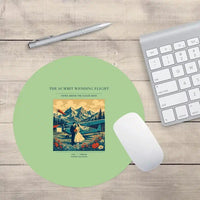 Thumbnail for VINTAGE G4345 - The Summit Wedding Flight - Designed Mouse Pads design on lightgreen round