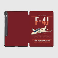 Thumbnail for F-4J Phantom II design on dark red samsung tablet tablet case