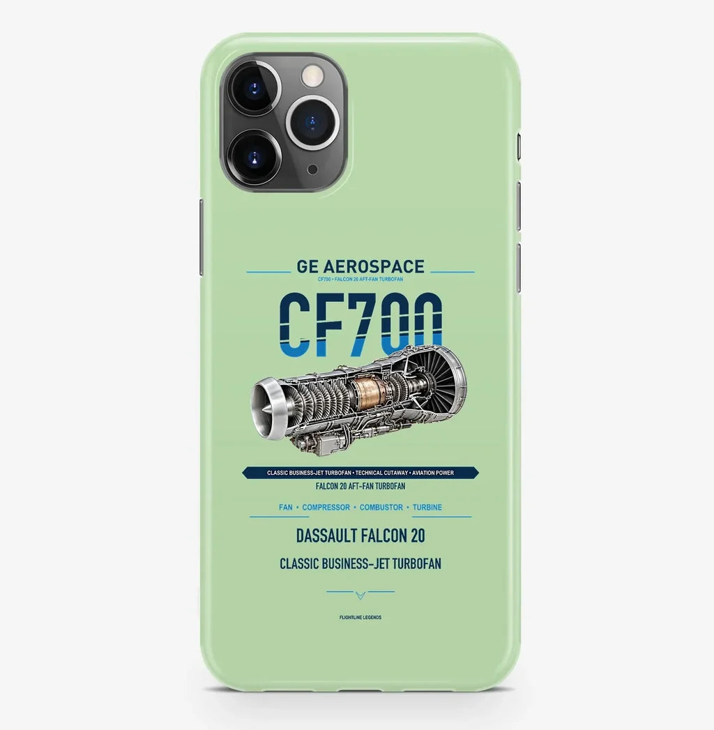 CF700 Case ProMax design on light green iphone case promax