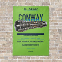 Thumbnail for CONWAY vertical canvas print - no frame - light green background