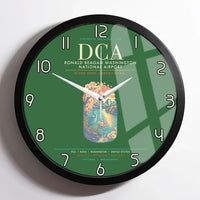 Thumbnail for Ronald Reagan Washington National Airport DCA Wall-Clock Framed - Green