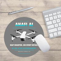 Thumbnail for Parrot ANAFI Ai design on gray round mouse pad
