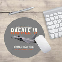 Thumbnail for Dassault Rafale M F4.1 Carrier Omnirole Network design on gray round mouse pad