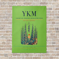 Thumbnail for Yakima Air Terminal (McAllister Field) YKM vertical canvas print - no frame - light green background