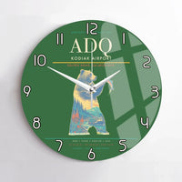 Thumbnail for Kodiak Airport ADQ Wall-Clock No-Frame - Green