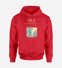 Thumbnail for Oulu Airport (OUL) design on red hoodie single-side print