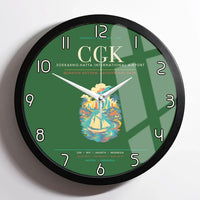 Thumbnail for Jakarta Soekarno-Hatta International Airport CGK Wall-Clock Framed - Green
