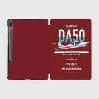 Thumbnail for Diamond DA50 RG design on dark red samsung tablet tablet case