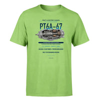 Thumbnail for PT6A-67 design on light green single side