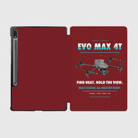 Thumbnail for Autel EVO Max 4T design on dark red samsung tablet tablet case