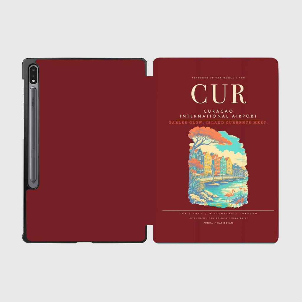 Curacao International Airport CUR - Dark Red