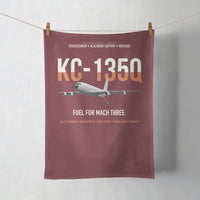 Thumbnail for KC-135Q Blackbird Tanker design on dark red towel