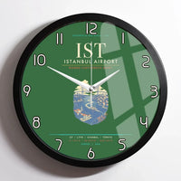 Thumbnail for Istanbul Airport IST Wall-Clock Framed - Green