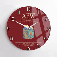 Thumbnail for Faleolo International Airport APW Wall-Clock No-Frame - Dark Red