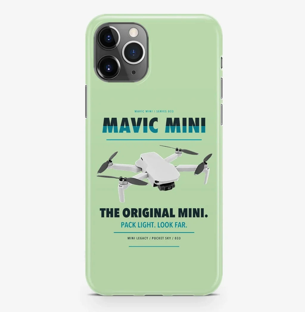 DJI Mavic Mini Case ProMax design on light green iphone case promax