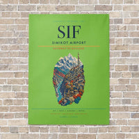Thumbnail for Simikot Airport SIF - Canvas No Frame - Light Green