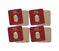 Thumbnail for Philadelphia International Airport PHL - Dark Red