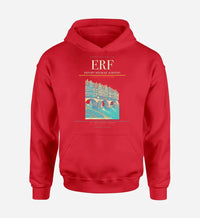 Thumbnail for Erfurt-Weimar Airport (ERF) design on red hoodie single-side print