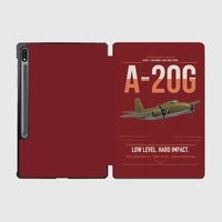 Thumbnail for A-20G Havoc design on dark red samsung tablet tablet case