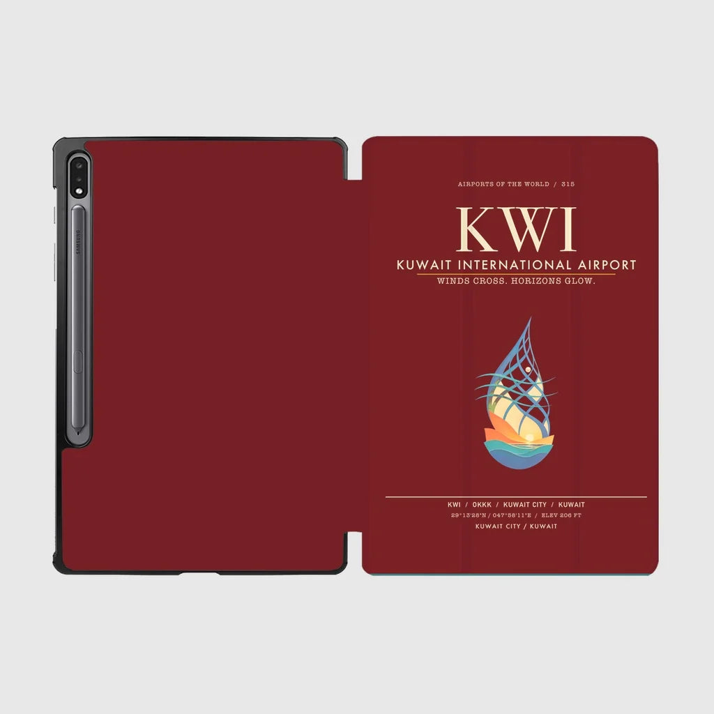 Kuwait International Airport KWI  Kuwait City - Dark Red