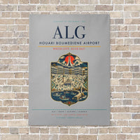 Thumbnail for Houari Boumediene Airport ALG - Canvas No Frame - Light Gray