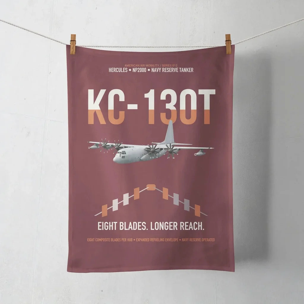 KC-130T NP2000 design on dark red towel