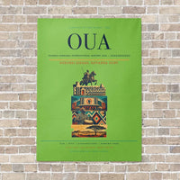 Thumbnail for Thomas Sankara International Airport OUA — Ouagadougou vertical canvas print - no frame - light green background