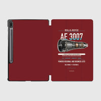 Thumbnail for AE 3007 design on dark red samsung tablet tablet case